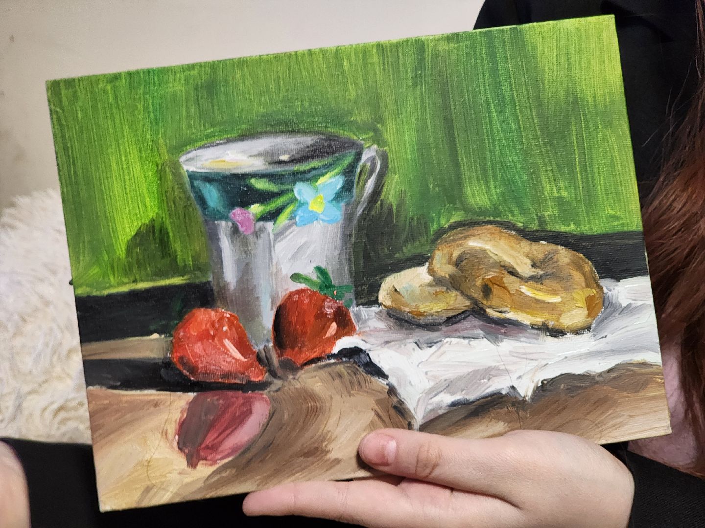 художница, картины, студент,