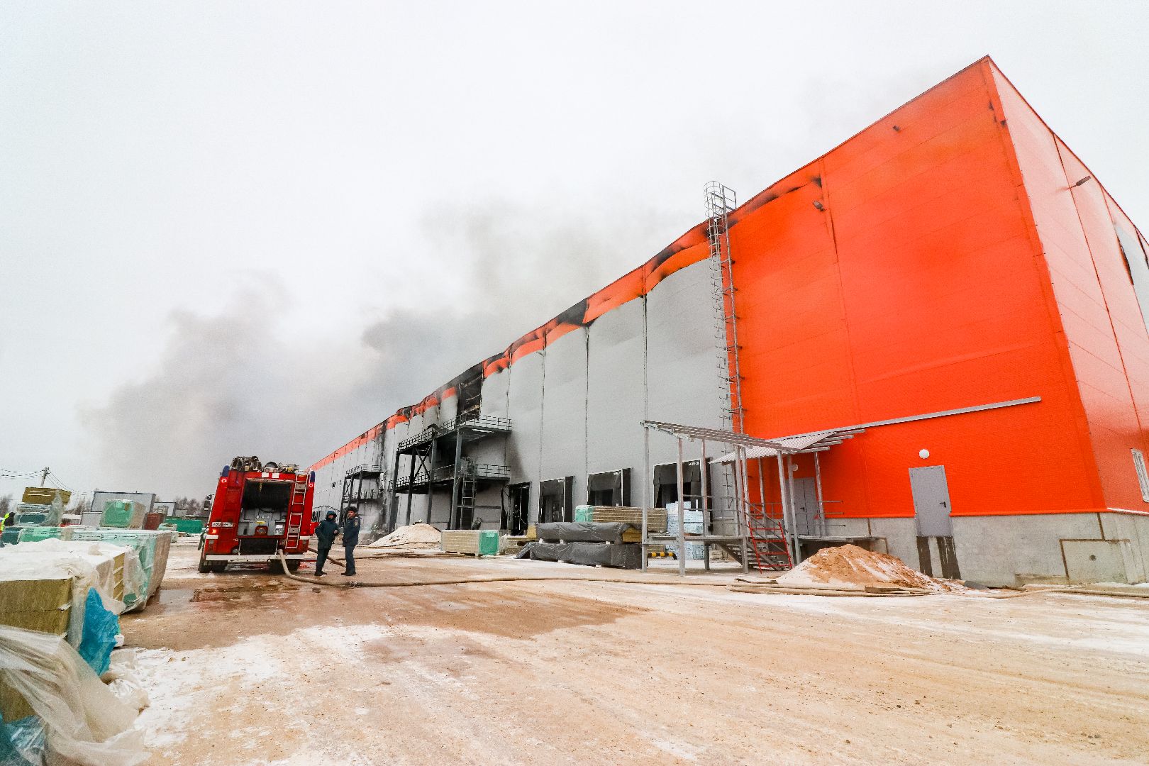 Клин, общество, ЧП, пожар склада, вертикалки,