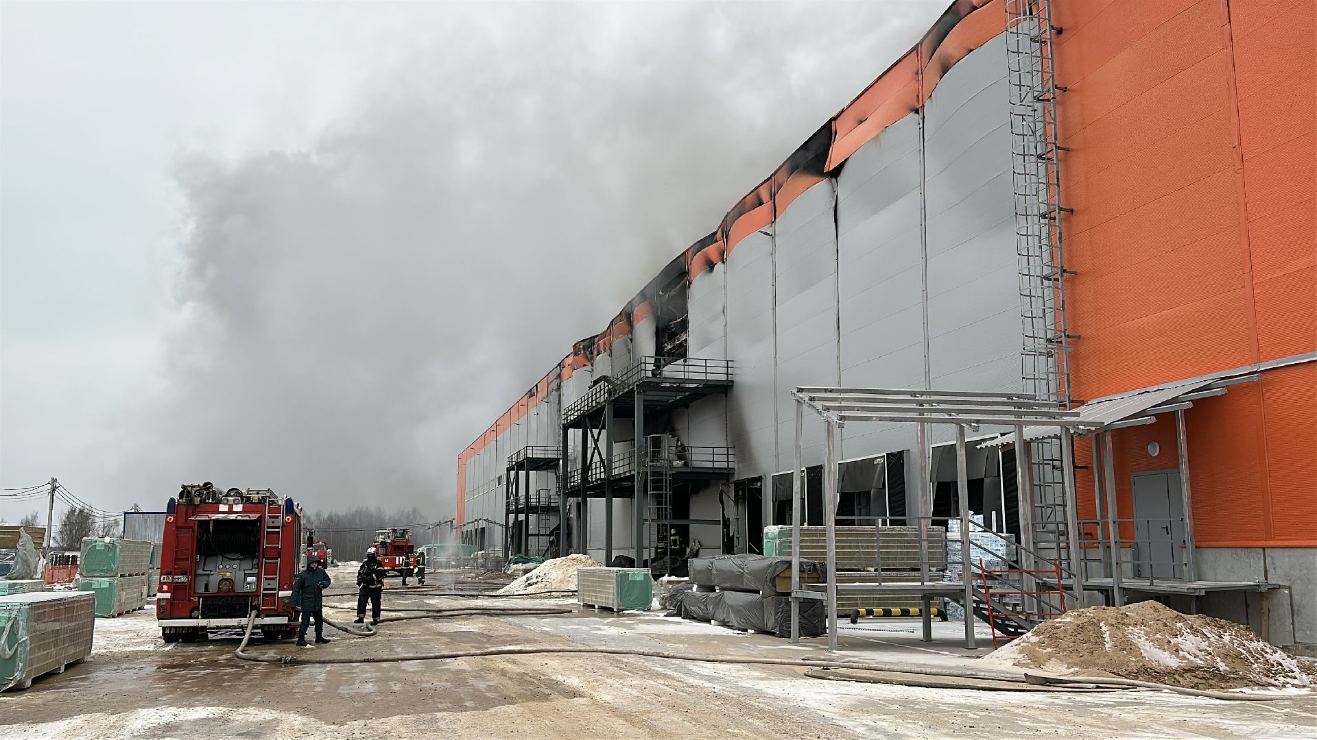 Клин, общество, ЧП, пожар склада, вертикалки,