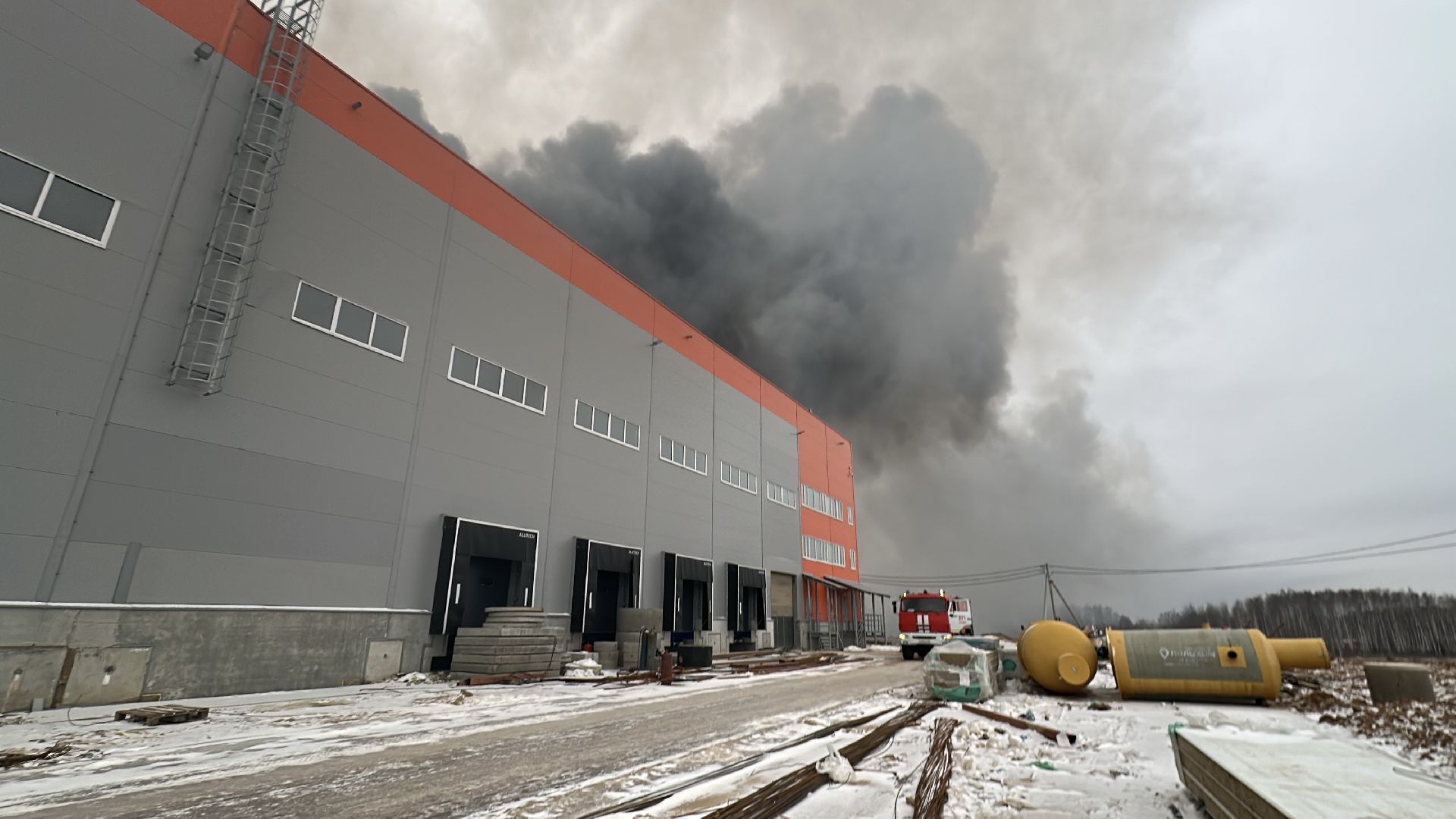 Клин, общество, ЧП, пожар склада, вертикалки,