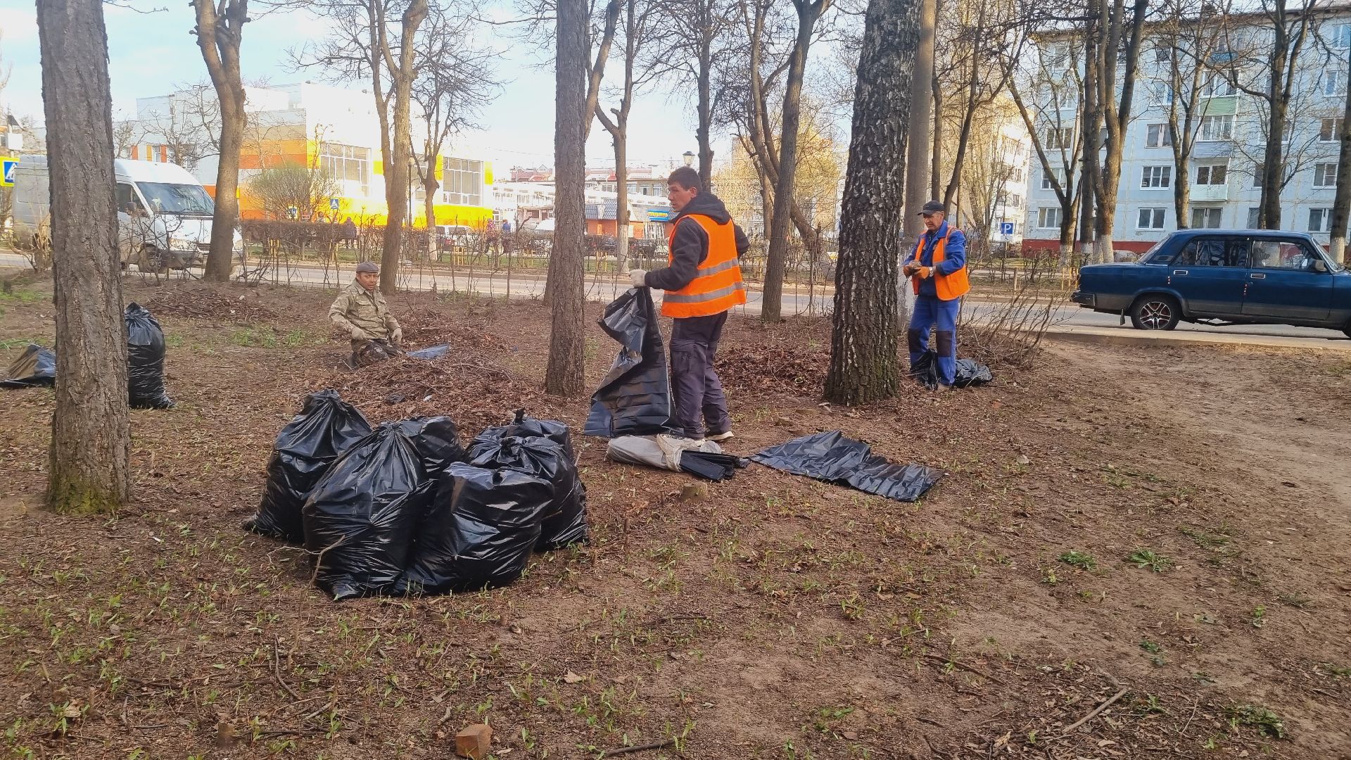 Подмосковье, Ивантеевка, субботник