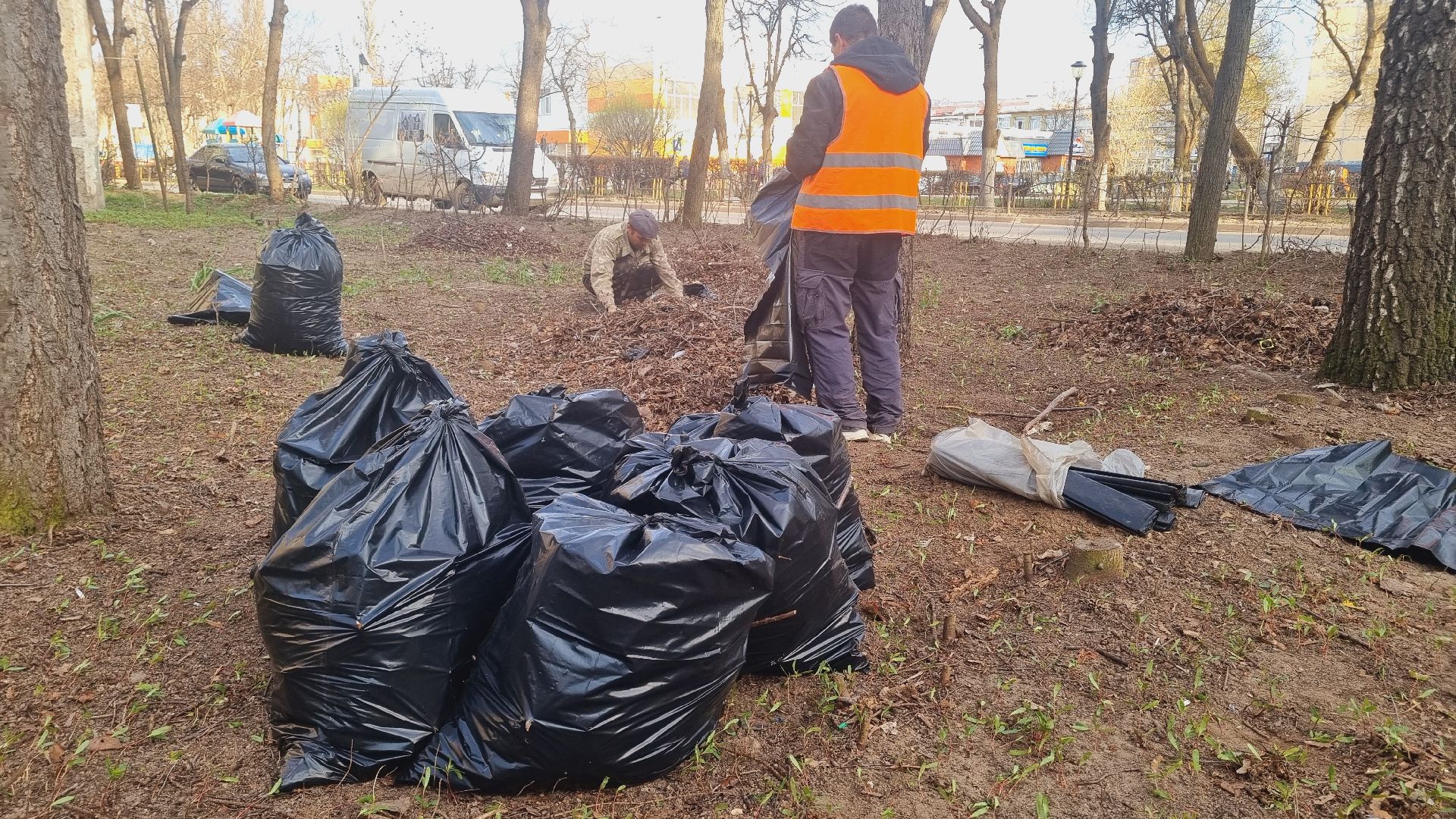 Подмосковье, Ивантеевка, субботник