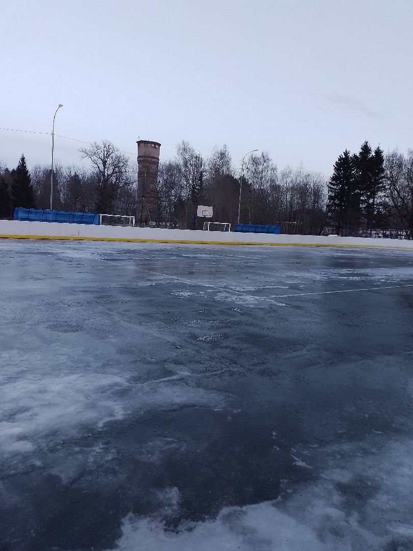 каток спорт хоккей зима лед городской округ Восход,