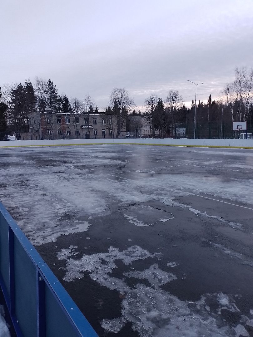 каток спорт хоккей зима лед городской округ Восход,