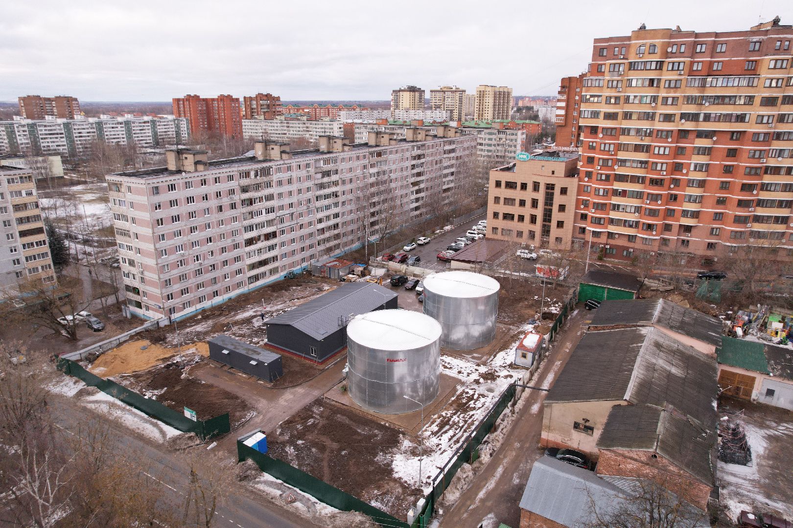 видео с коптера, экология, взу дмитров,