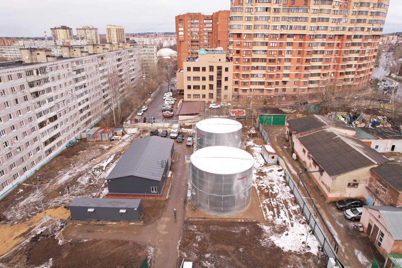 видео с коптера, экология, взу дмитров,