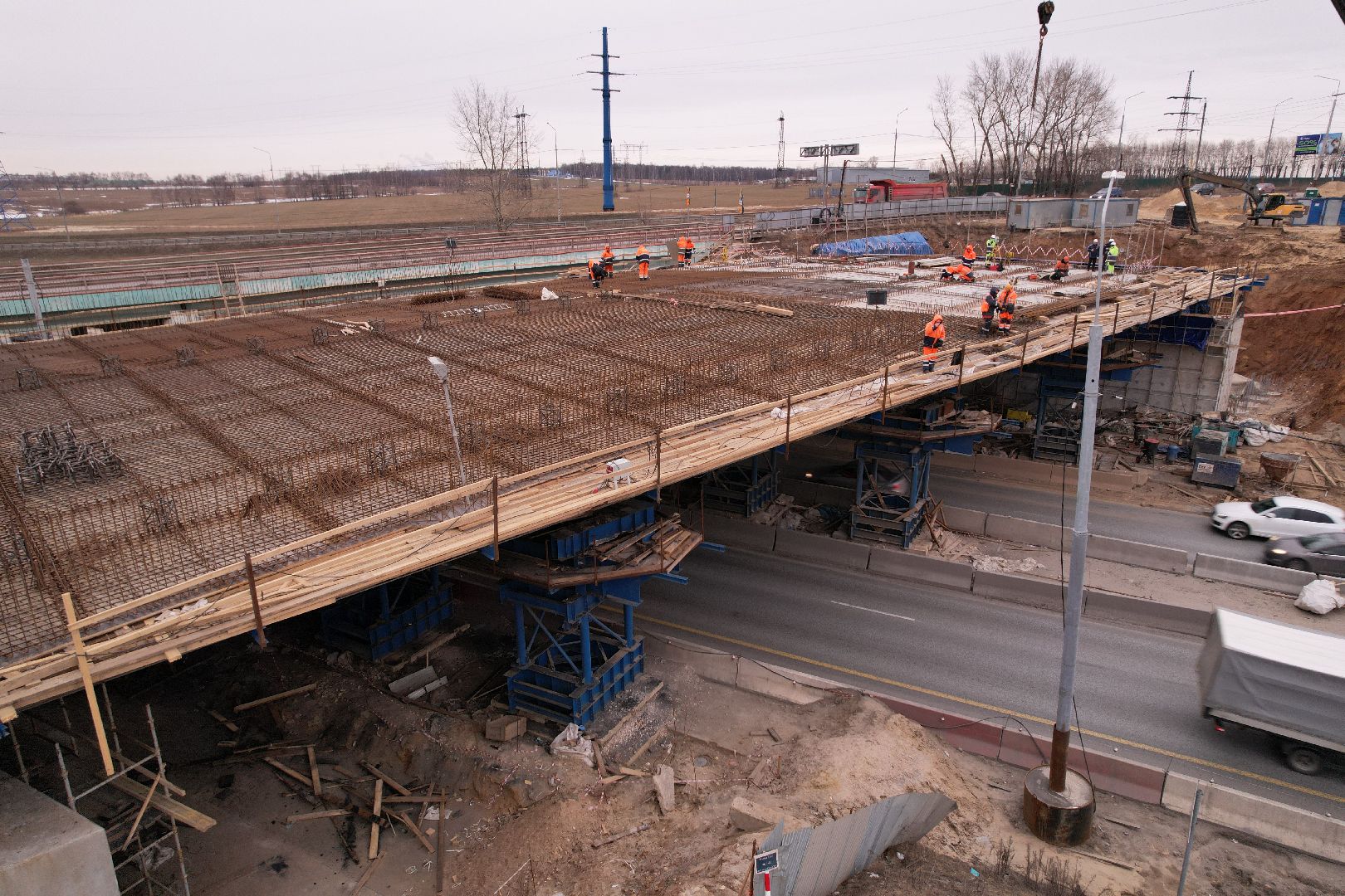 видео с коптера, дороги, ленинский го, путепровод, каширское шоссе,
