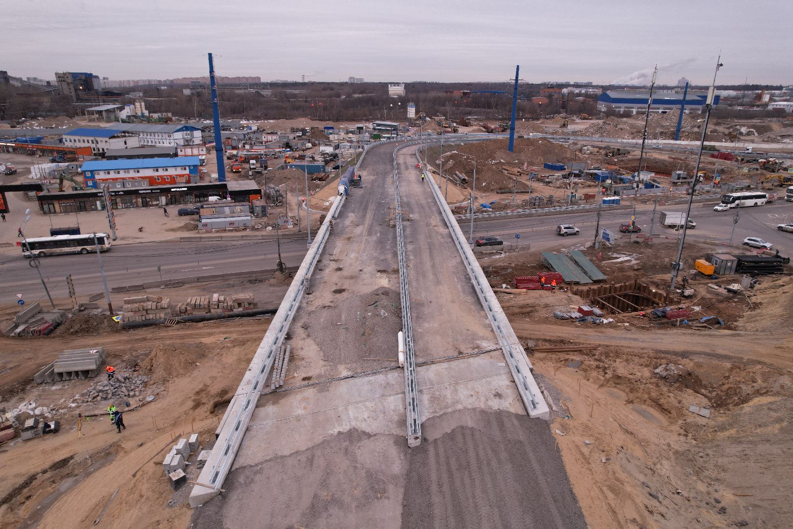 видео с коптера, дороги, ленинский го, путепровод, каширское шоссе,