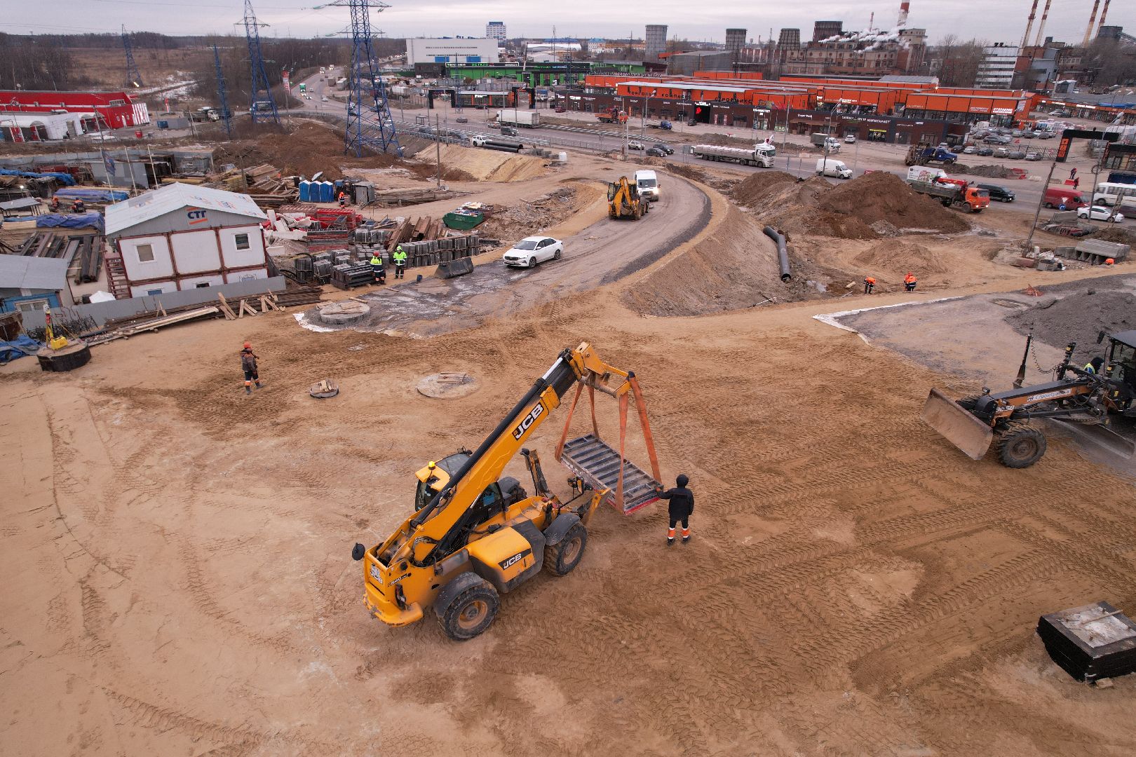 видео с коптера, дороги, ленинский го, путепровод, каширское шоссе,