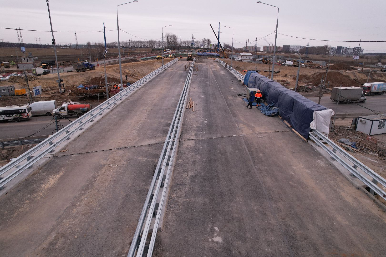 видео с коптера, дороги, ленинский го, путепровод, каширское шоссе,