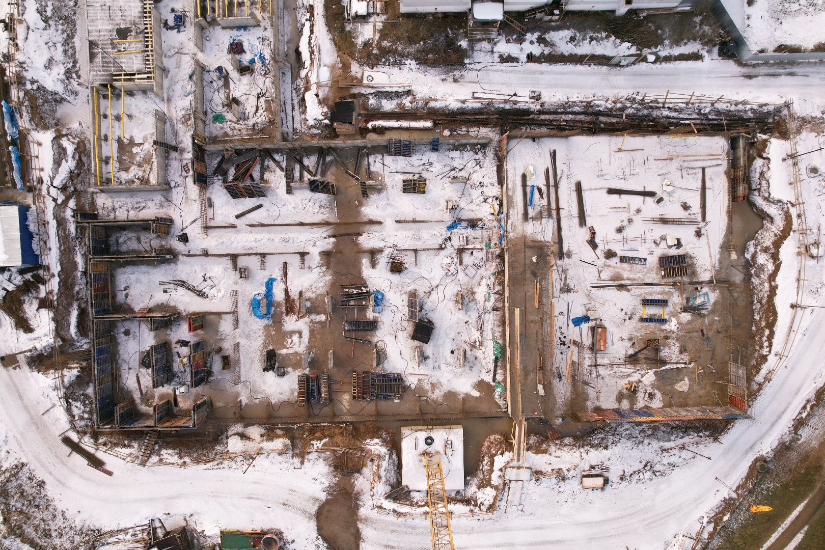 видео с коптера, школа, дмитров,