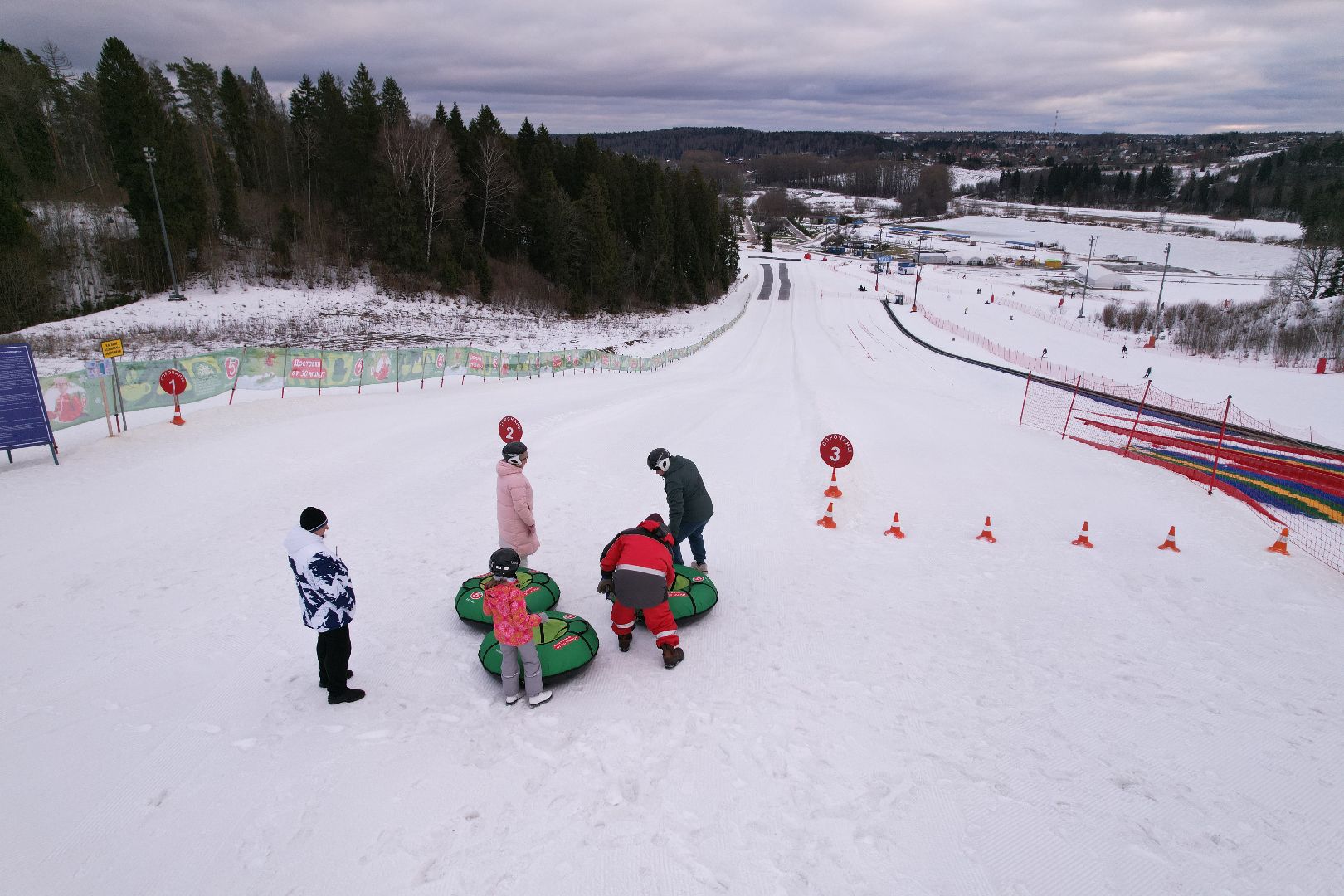 видео с коптера, горнолыжный спорт, дмитров,