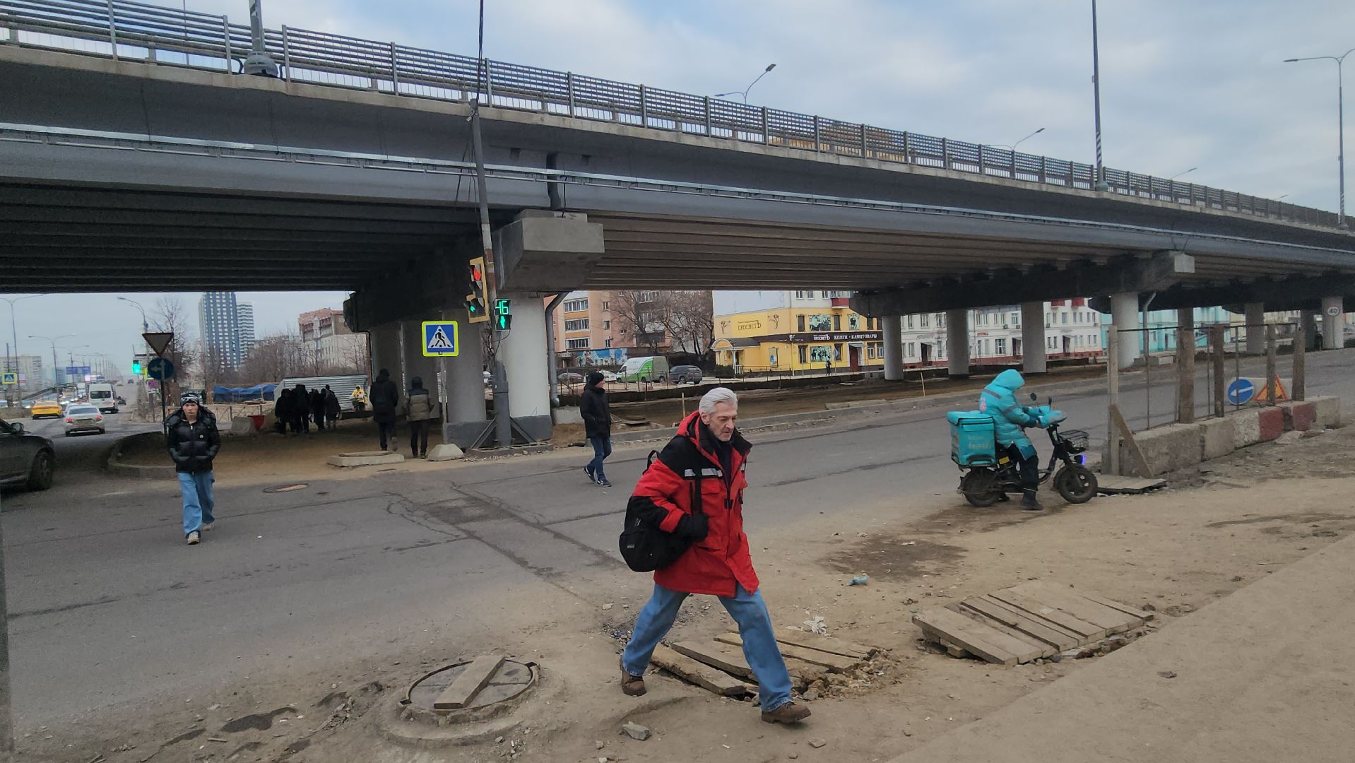 Люберцы, реконструкция Октябрьского проспекта, пешеходные переходы, строительство,