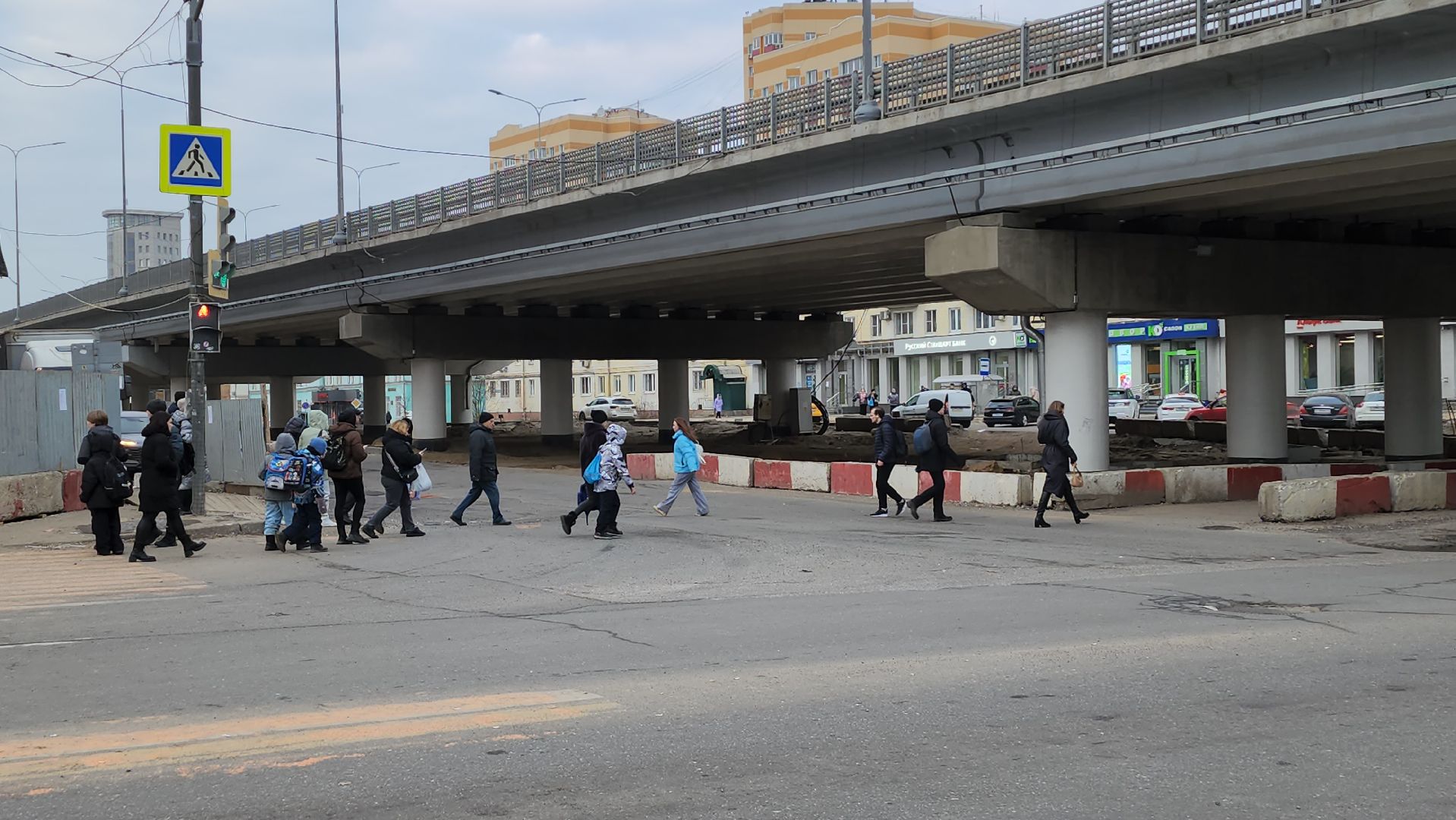 Люберцы, реконструкция Октябрьского проспекта, пешеходные переходы, строительство,