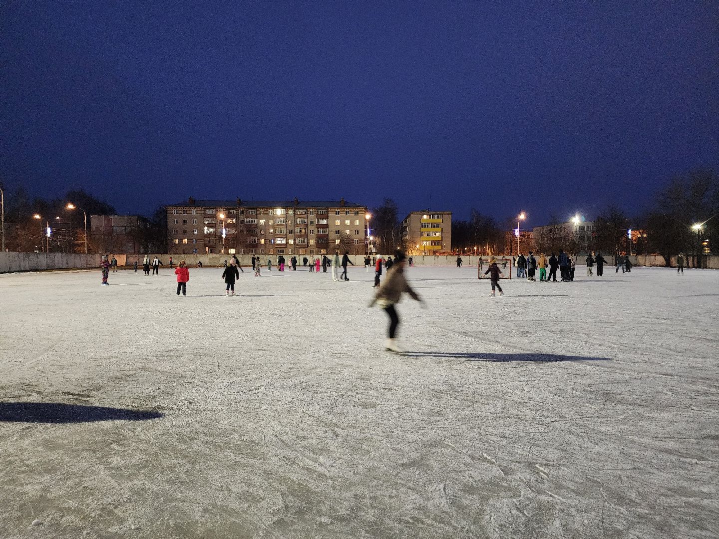 дискотека на льду, день студента, студенты,