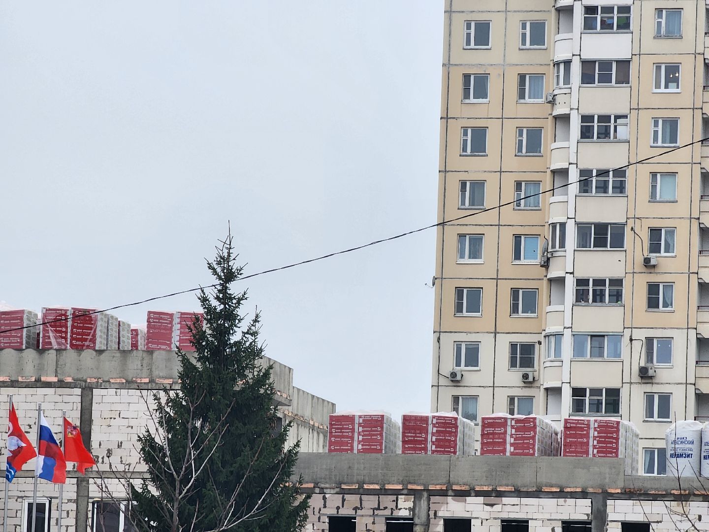 долгопрудный, гимназия 13, школы, пристройка, кровельные работы, фасадные работы, вертикалки,