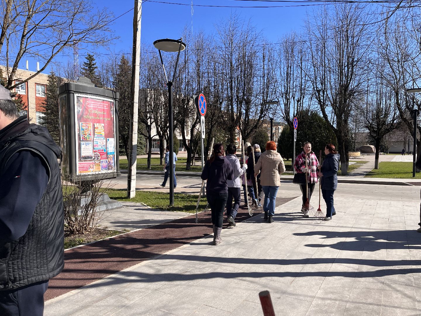 Шаховская, субботник, труд