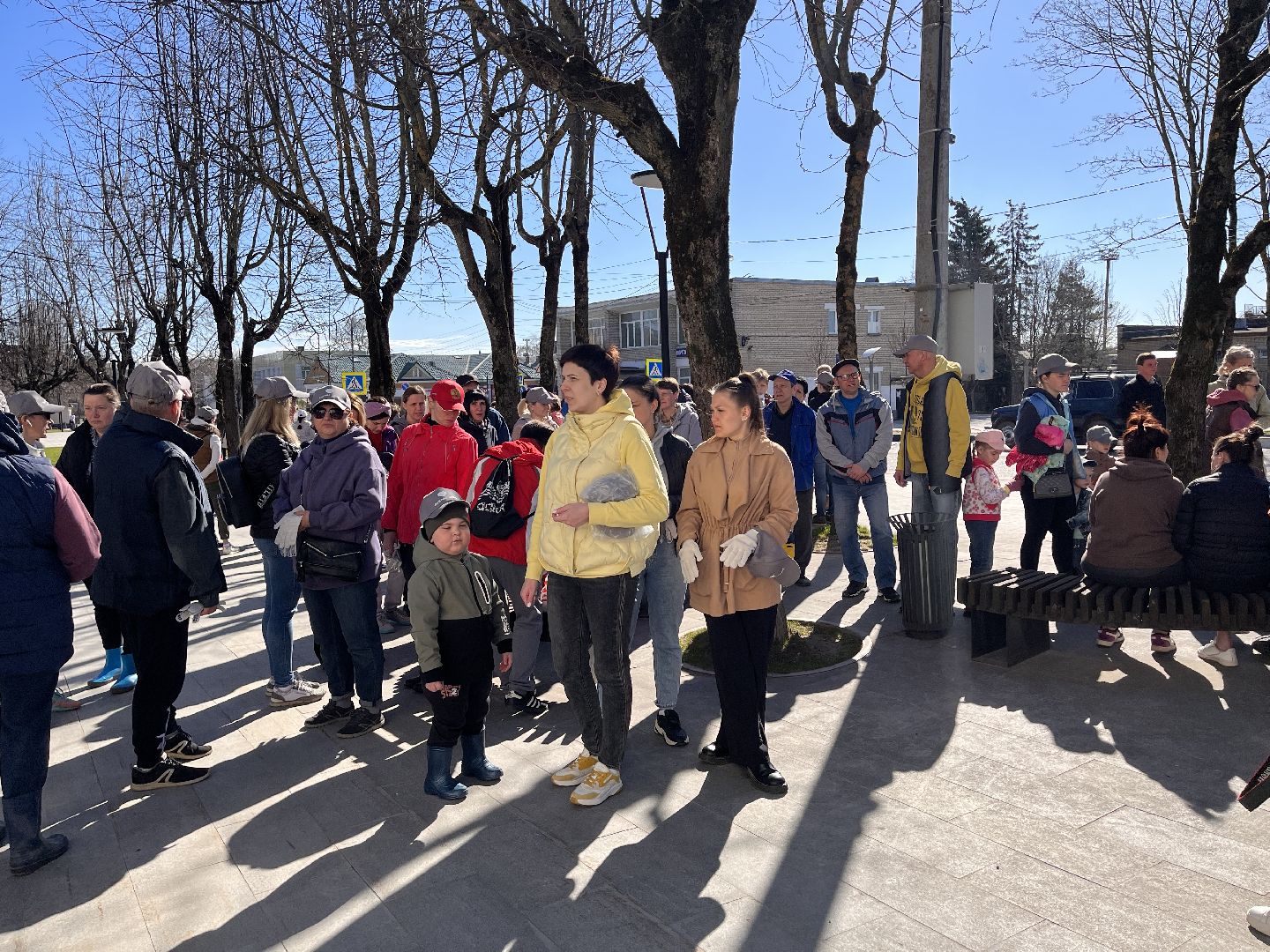 Шаховская, субботник, труд