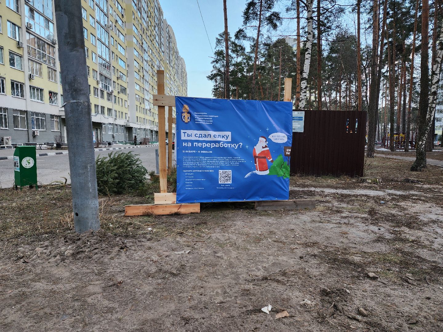 раменское, экология, акция по сбору елей, площадка на высоковольтной, вертикалки,