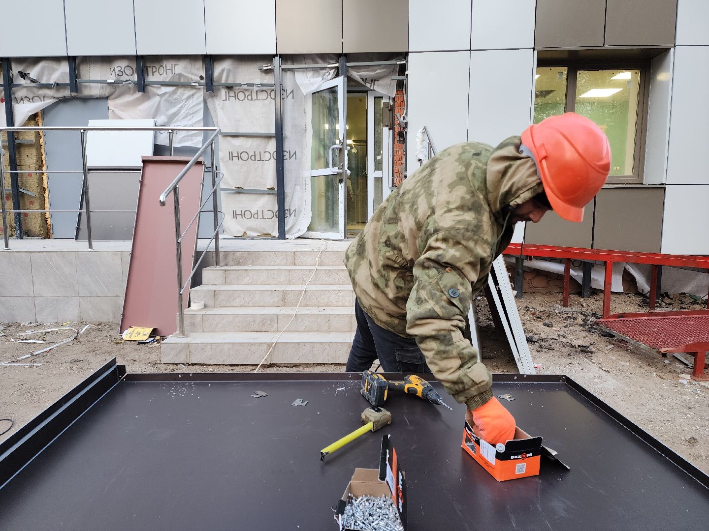 раменское, строительство, капитальный ремонт поликлиники на высоковольтной, вертикалки,