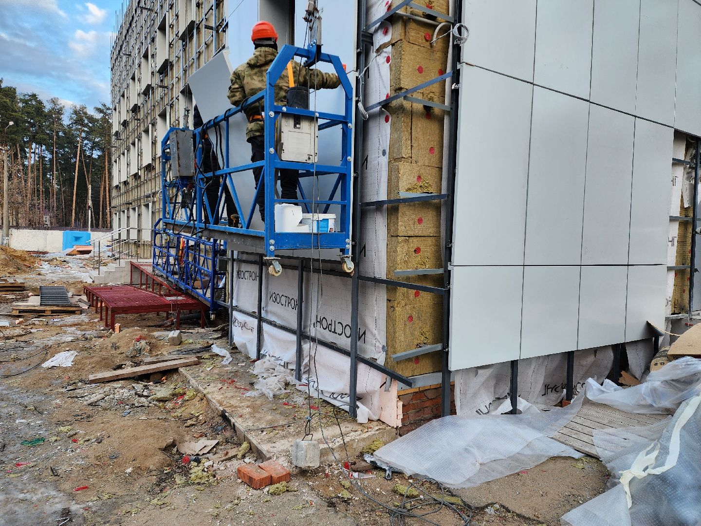 раменское, строительство, капитальный ремонт поликлиники на высоковольтной, вертикалки,