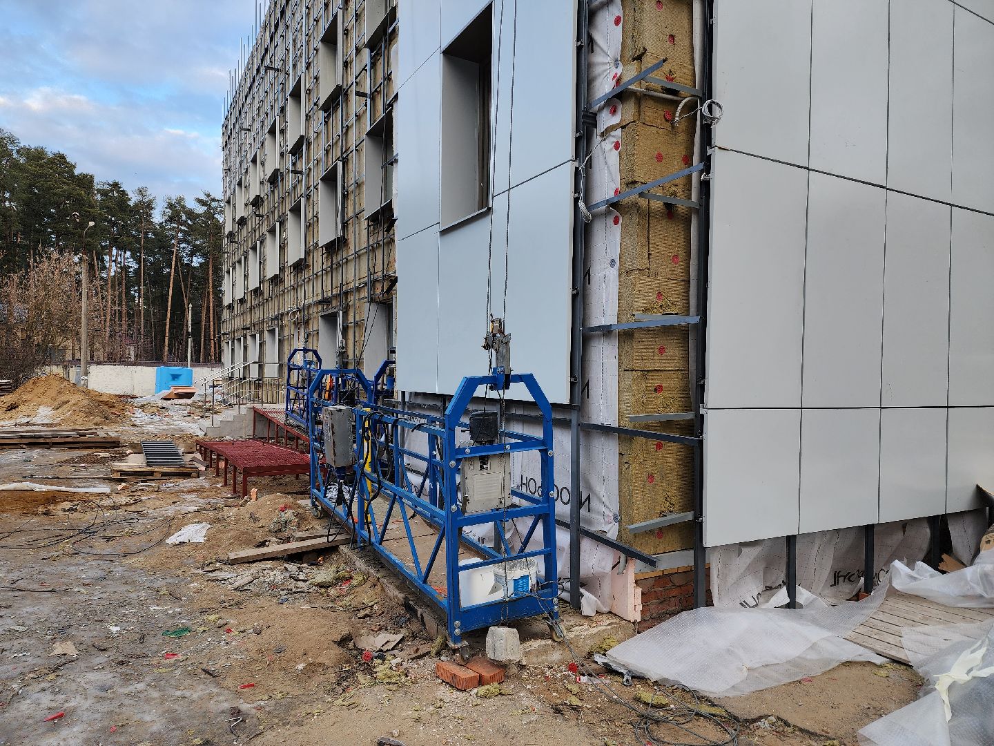 раменское, строительство, капитальный ремонт поликлиники на высоковольтной, вертикалки,