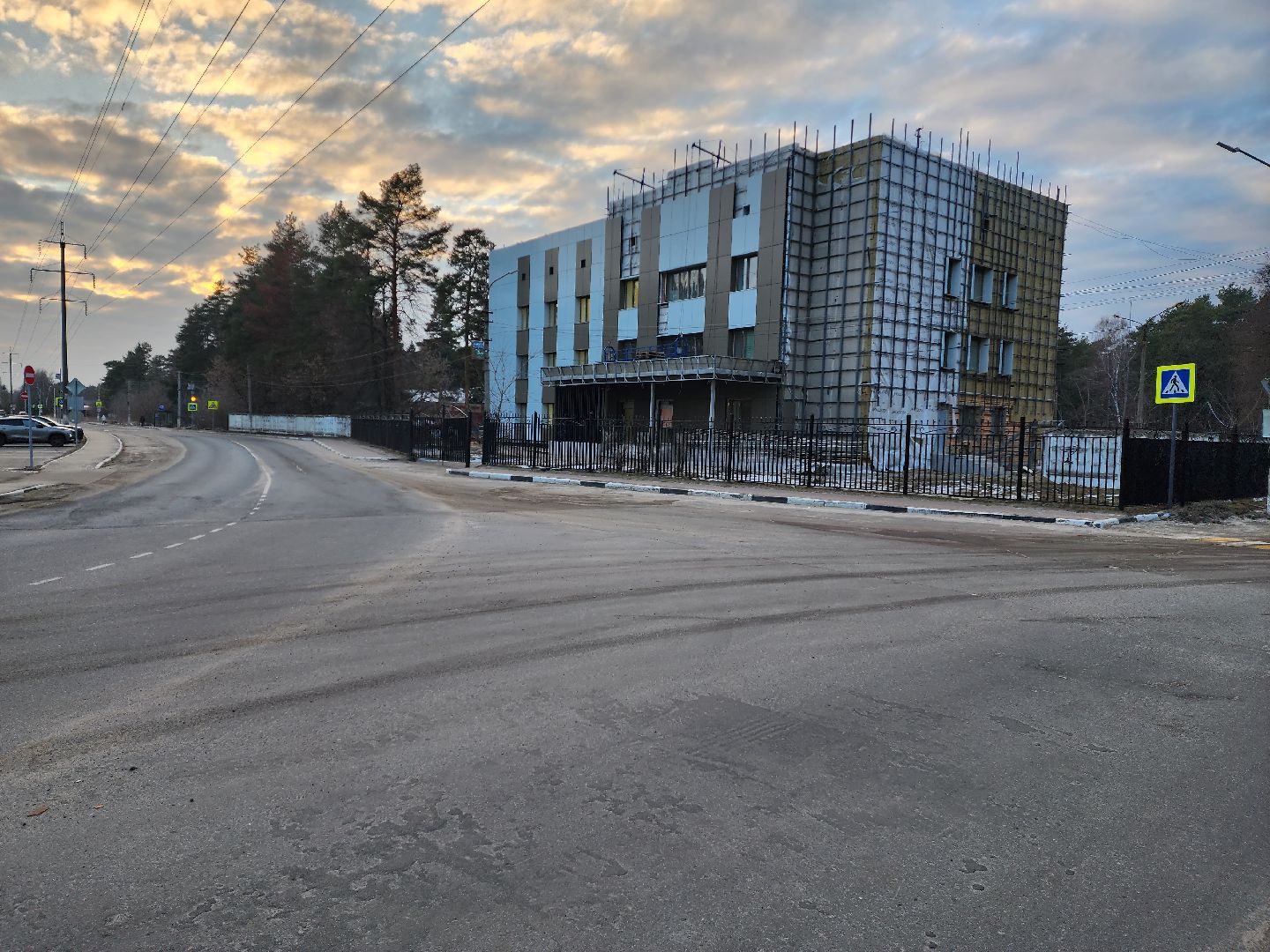 раменское, строительство, капитальный ремонт поликлиники на высоковольтной, вертикалки,