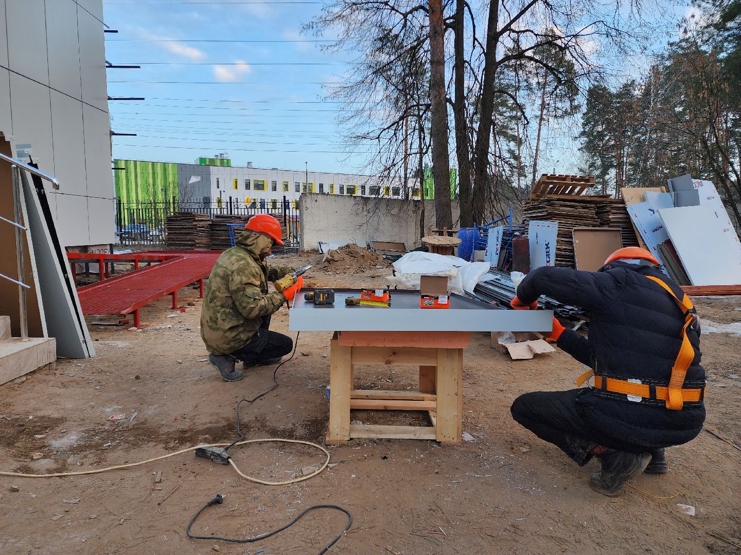 раменское, строительство, капитальный ремонт поликлиники на высоковольтной, вертикалки,