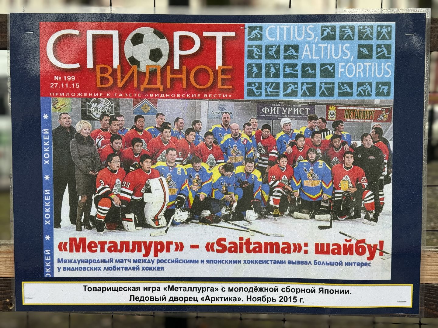 Хоккей, Фотовыставка, сквер юность,Видное,