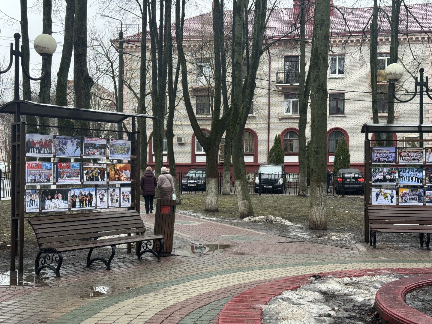 Хоккей, Фотовыставка, сквер юность,Видное,