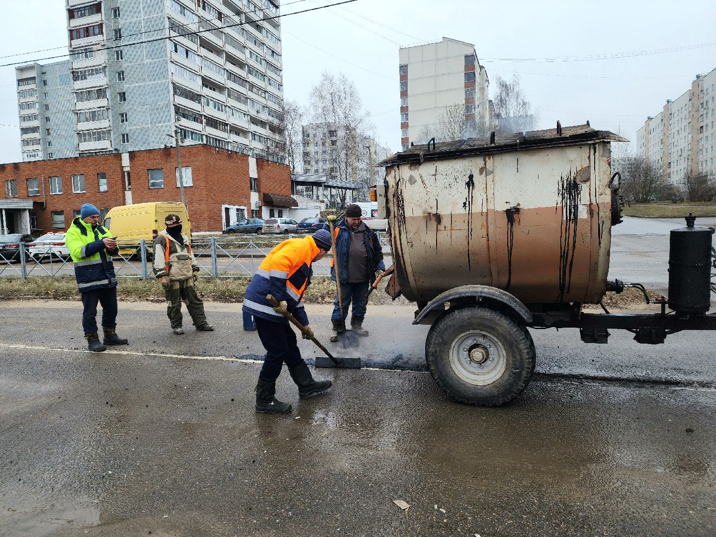 пущино, серпухов, ямочный ремонт, вертикалки,