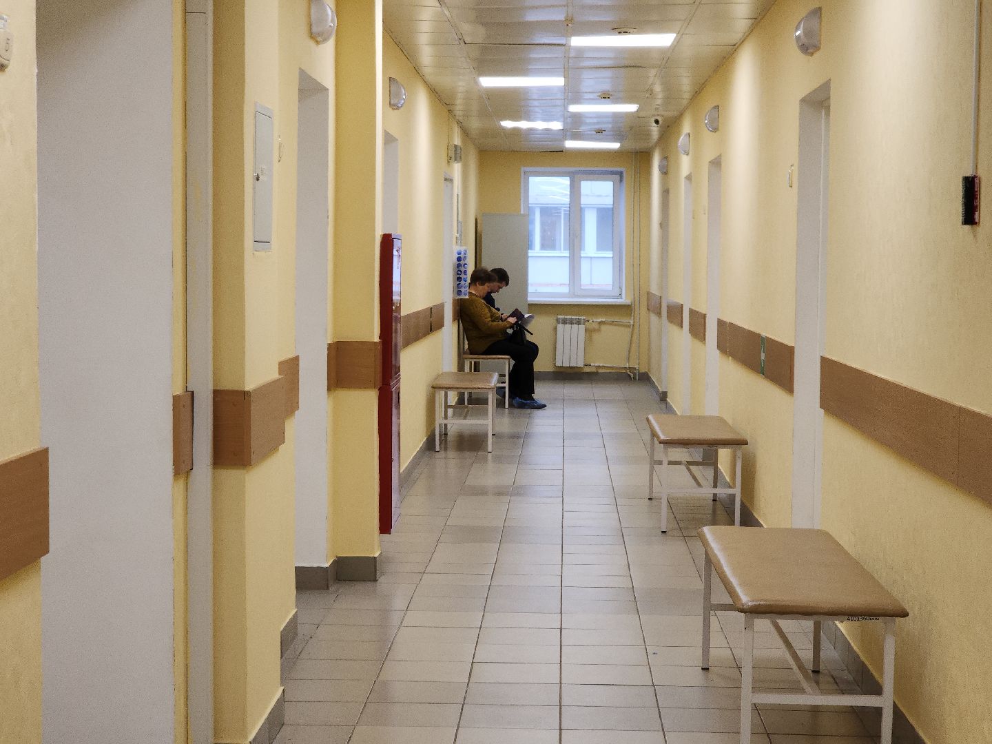 Подольск, Ремонт в поликлинике, ПОКБ, подольская областная клиническая больница, вертикалки,