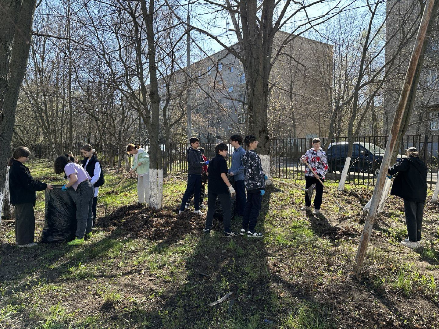 Подмосковье, Ивантеевка, образование, субботник