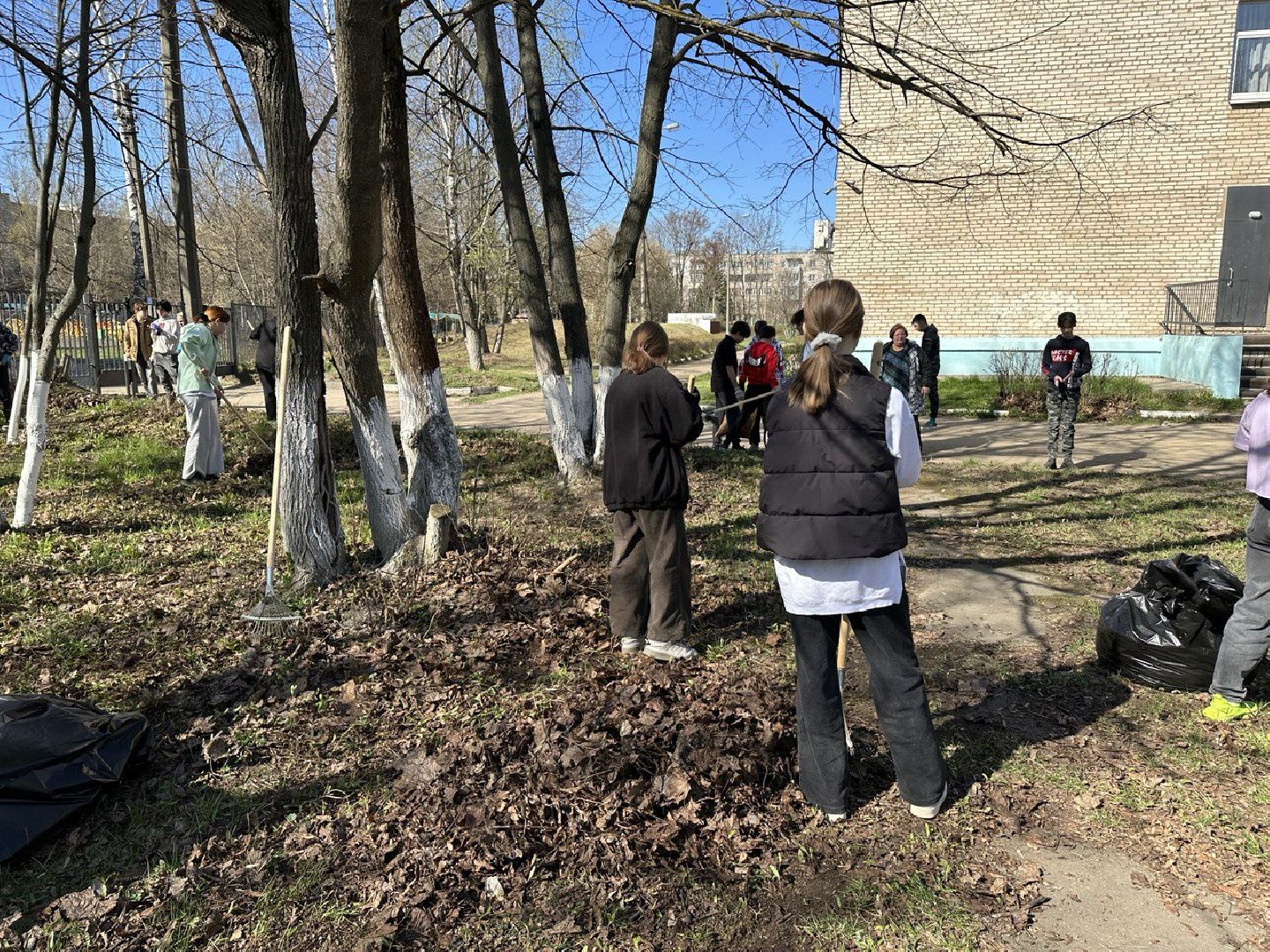Подмосковье, Ивантеевка, образование, субботник