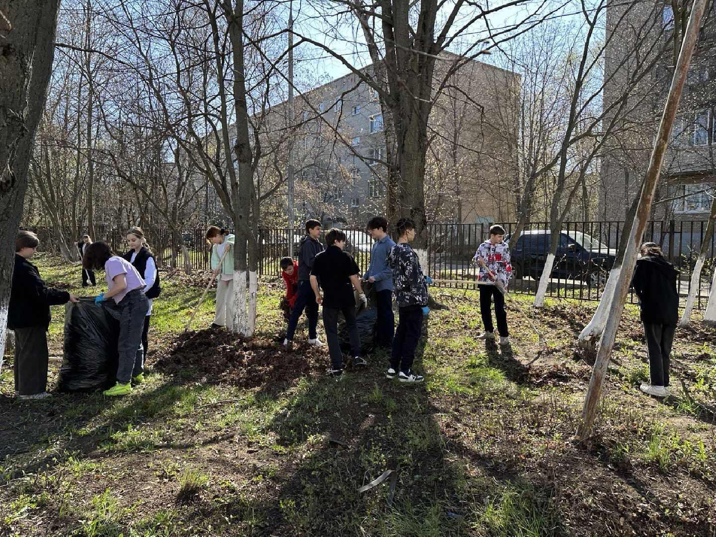 Подмосковье, Ивантеевка, образование, субботник