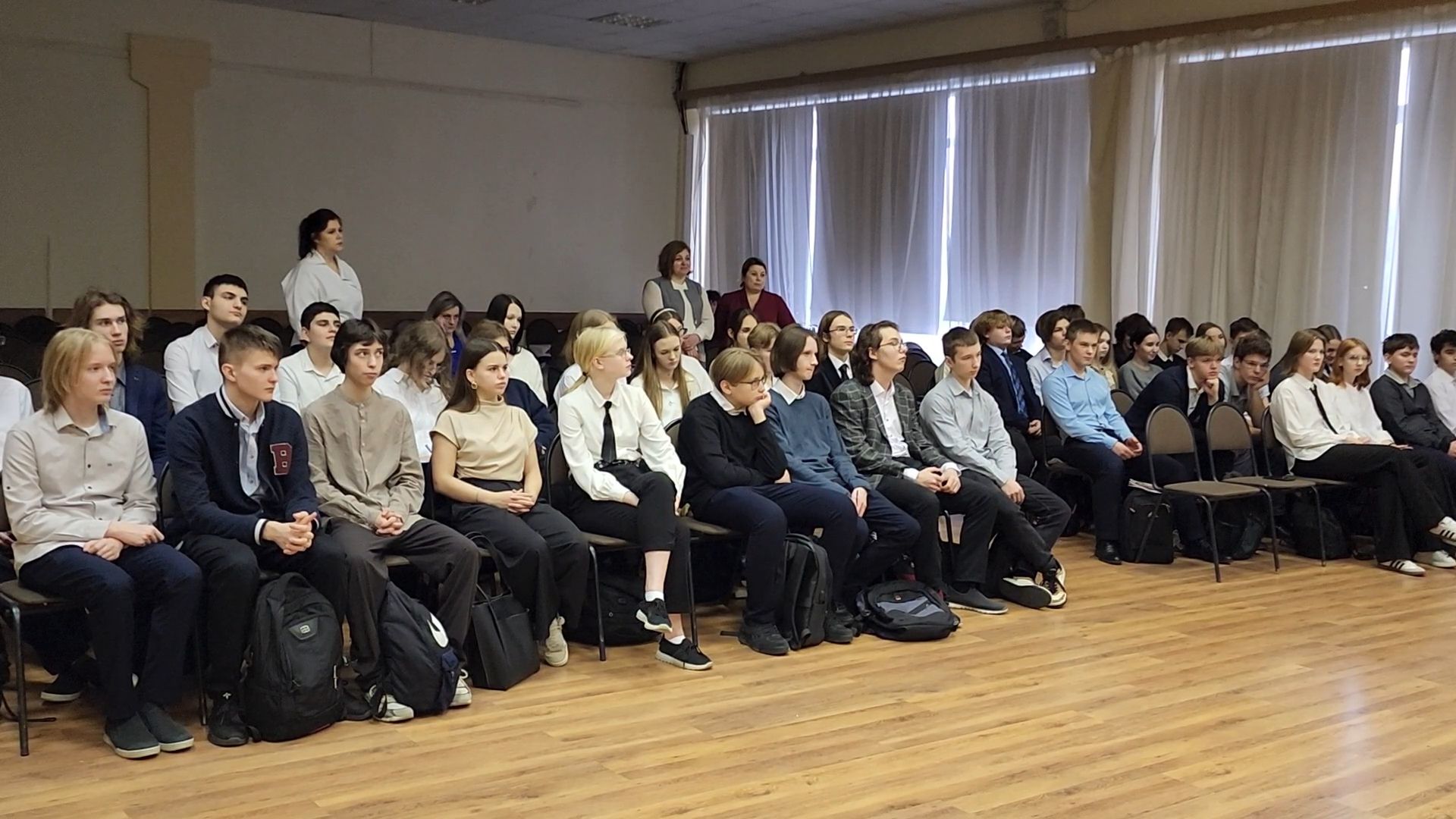 Бронницы, Урок мужества, Встреча школьников с ветеранами СВО, Дети, Вертикалка,