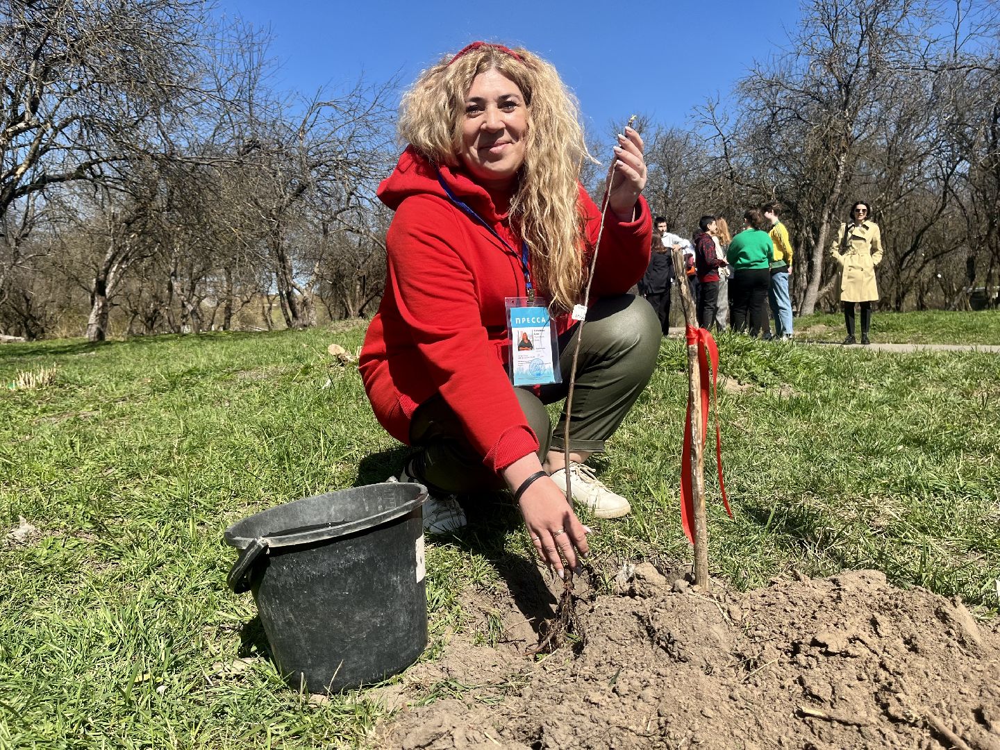 Наро-Фоминск. субботник, яблоневый сад, Наро-Фоминский городской округ