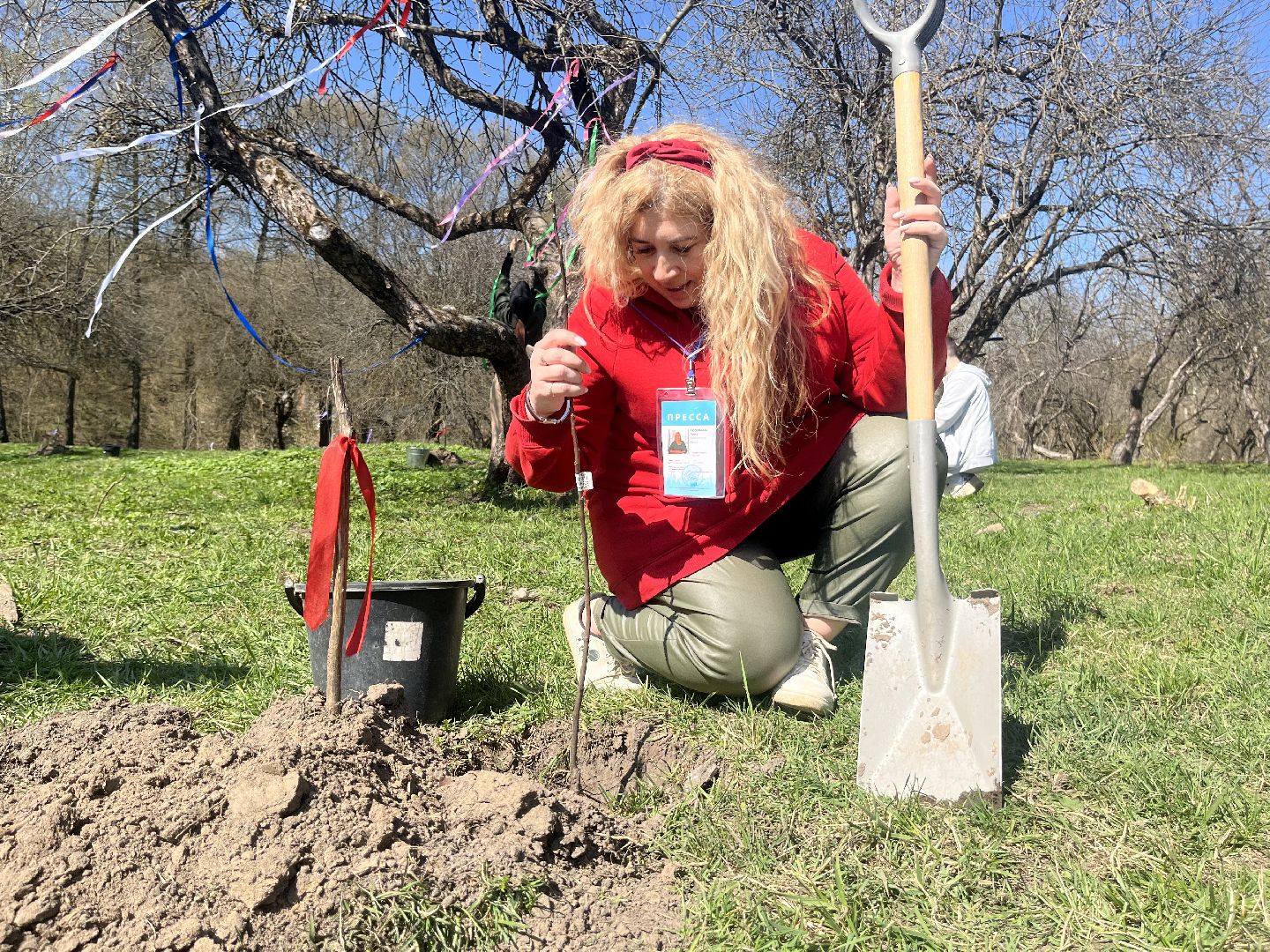 Наро-Фоминск. субботник, яблоневый сад, Наро-Фоминский городской округ