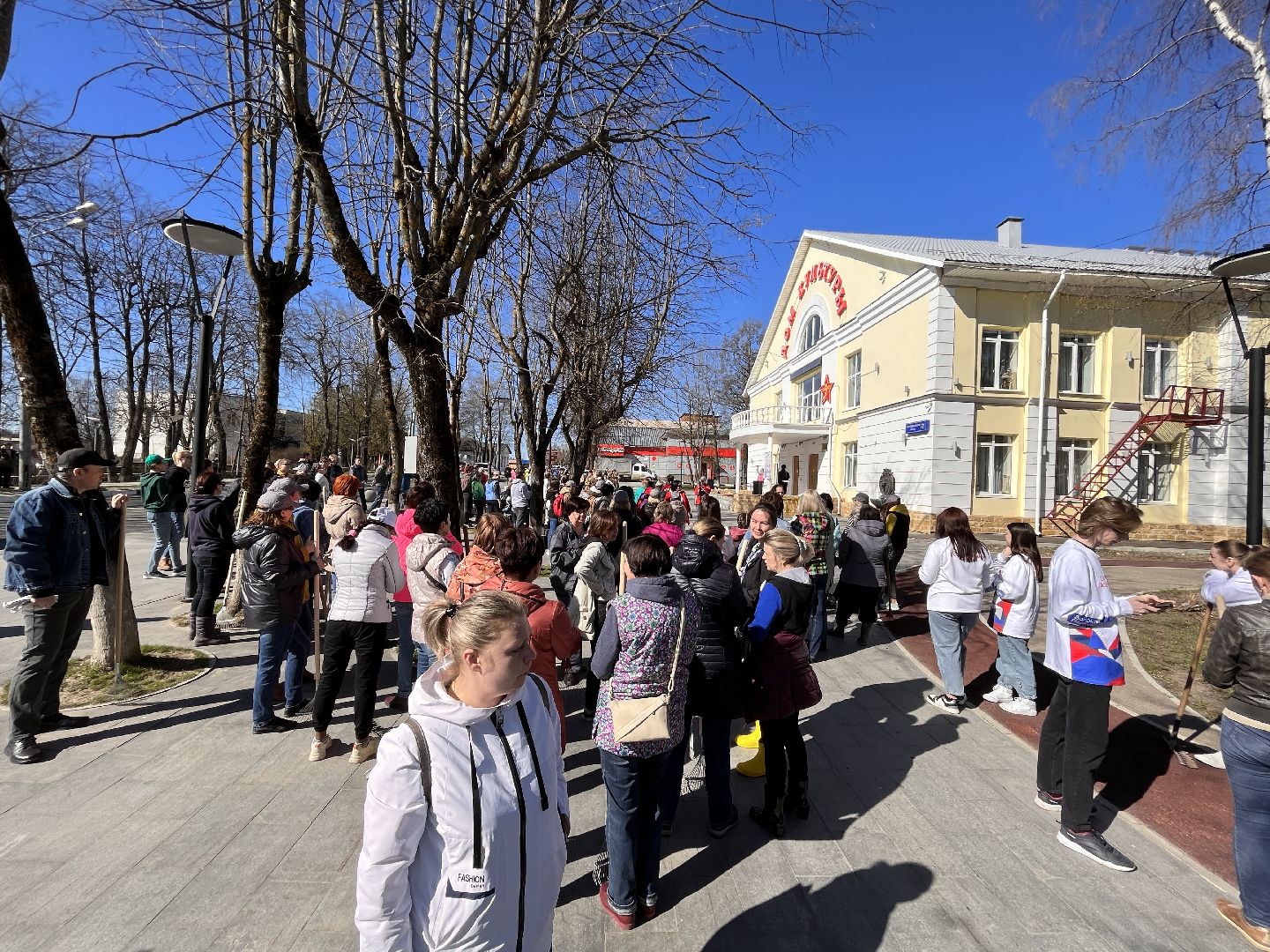 Шаховская, субботник, волонтеры