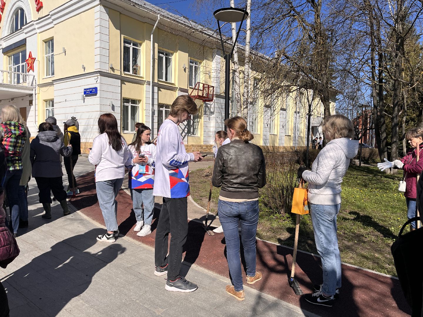 Шаховская, субботник, волонтеры