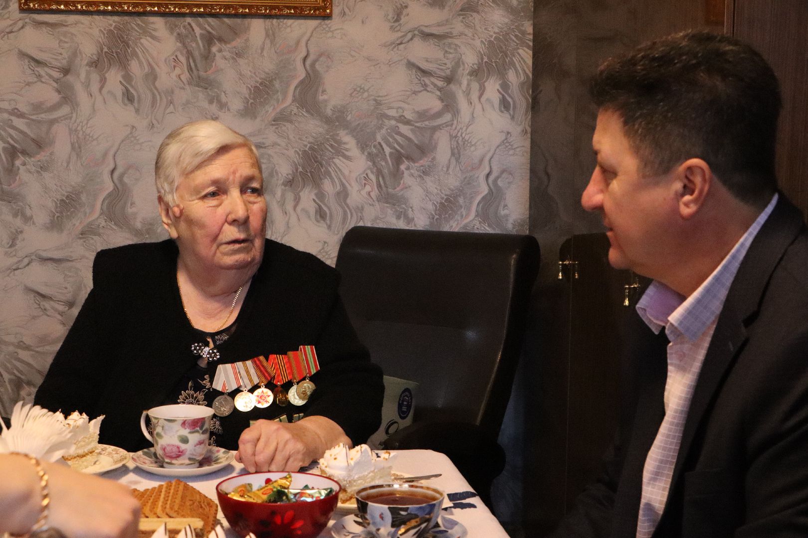 81-я годовщина полного освобождения ленинграда, житель блокадного ленинграда, Серебряные Пруды, Поселок Дмитриевский, глава округа,