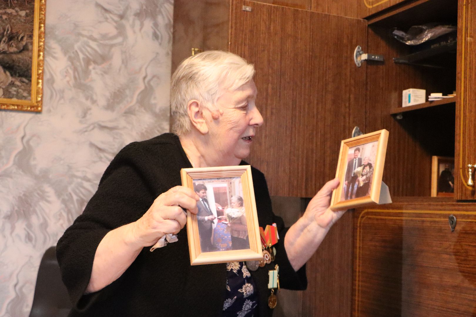 81-я годовщина полного освобождения ленинграда, житель блокадного ленинграда, Серебряные Пруды, Поселок Дмитриевский, глава округа,