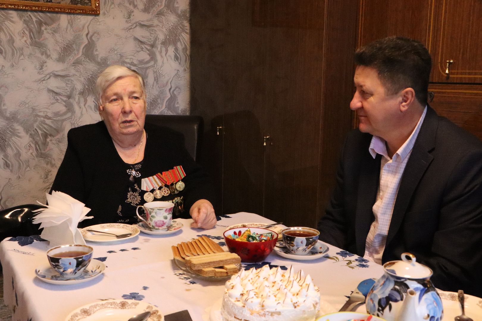 81-я годовщина полного освобождения ленинграда, житель блокадного ленинграда, Серебряные Пруды, Поселок Дмитриевский, глава округа,