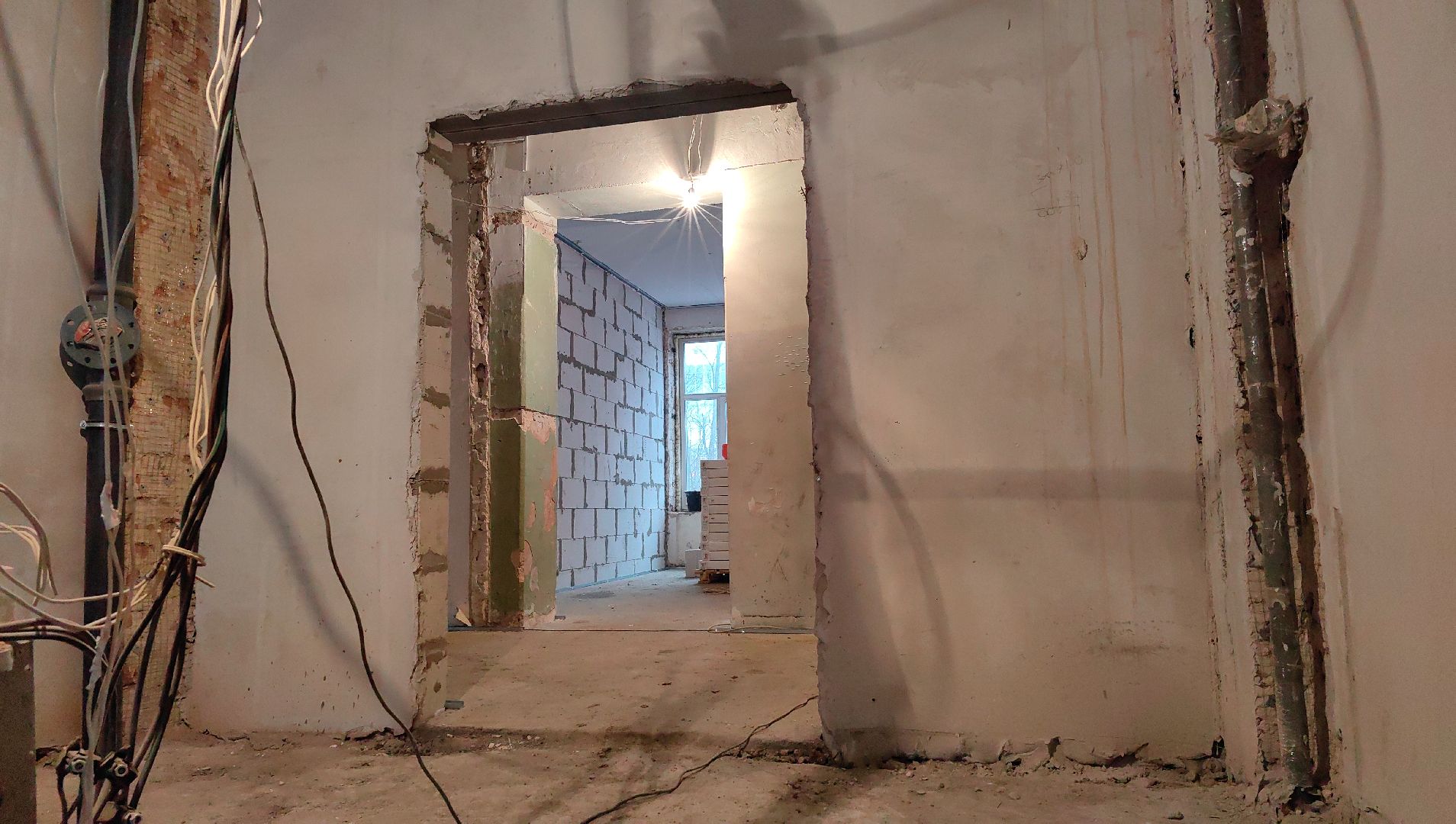 ремонт, лицей, стяжка пола, фасад, здание, вертикалки,