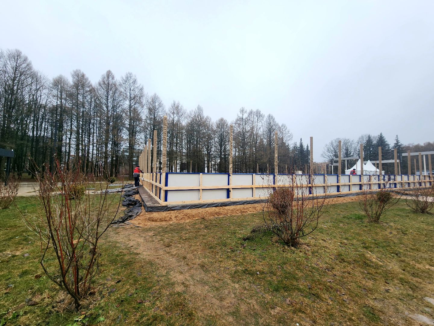 пущино, серпухов, каток, зима в парке, вертикалки,