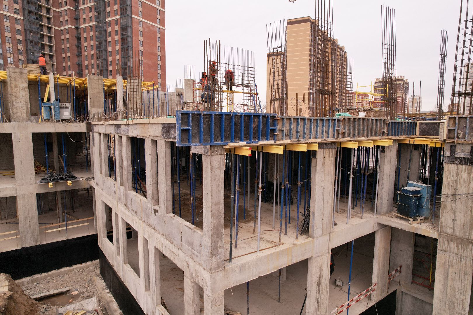 видео с коптера, одинцово, детский сад,