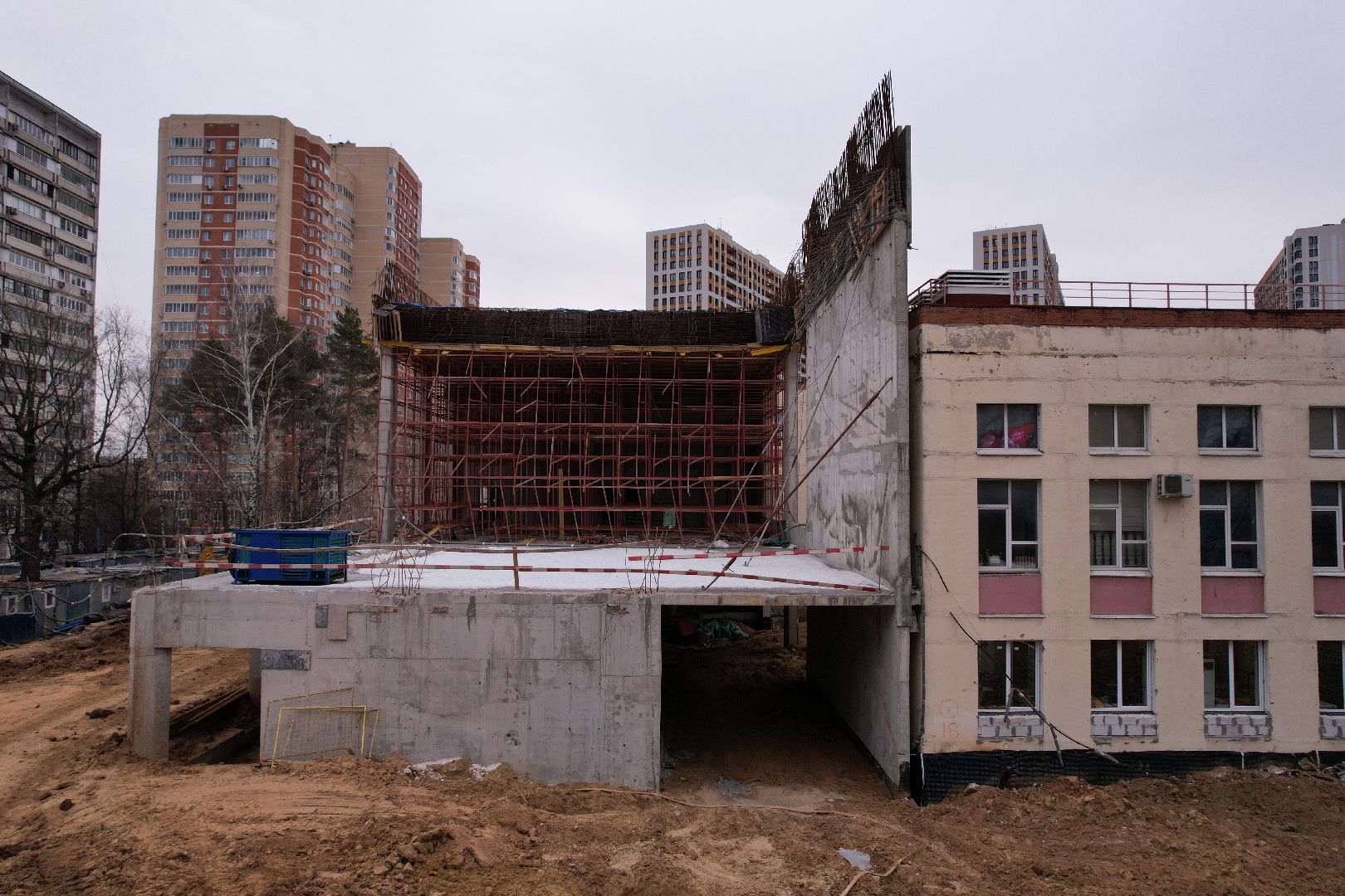 видео с коптера, одинцово, лицей,