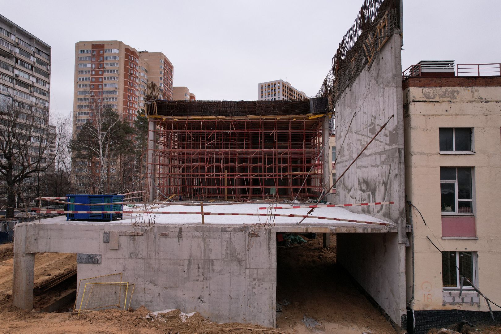 видео с коптера, одинцово, лицей,