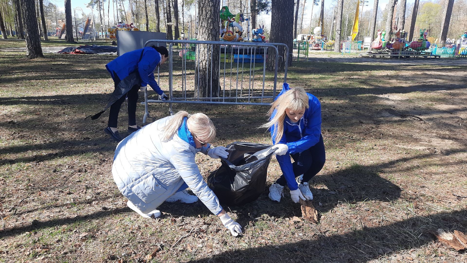 Шатура, субботник, городской парк, 730 кубов мусора