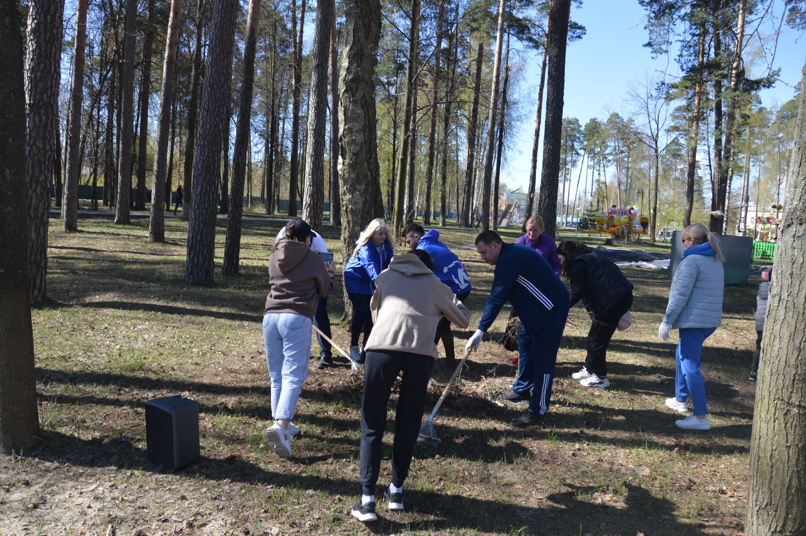 Шатура, субботник, городской парк, 730 кубов мусора